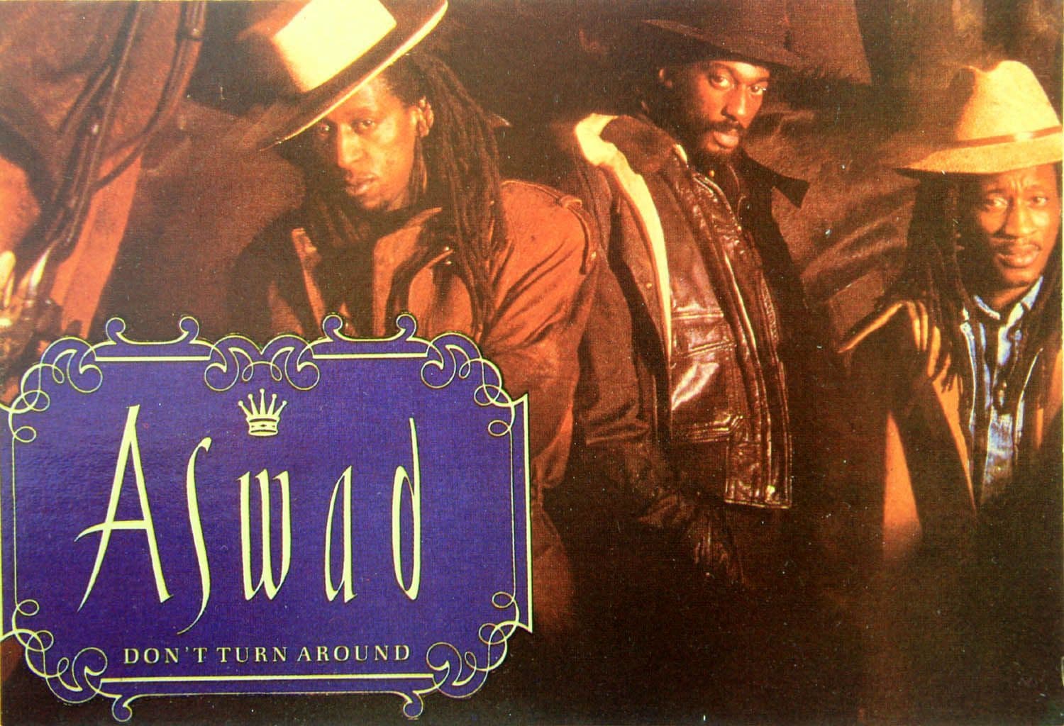 Aswad - 'Don't Turn Around' Postcard