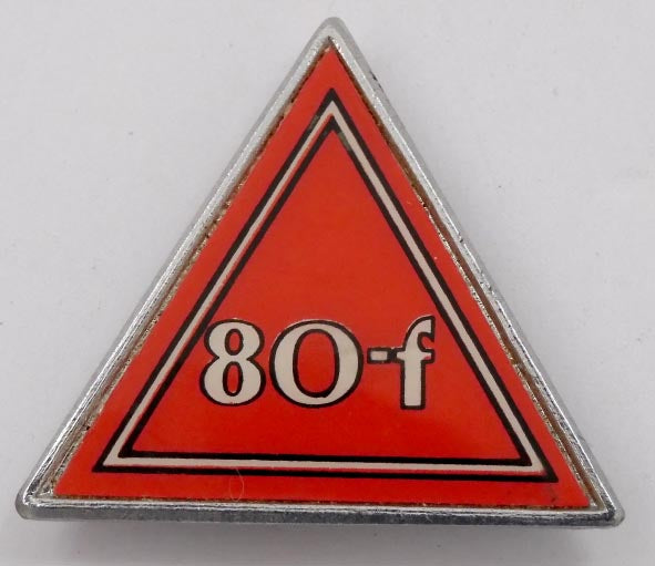 After the Fire - '80-f' Lapel Badge * ATF *