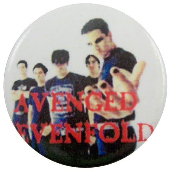 Avenged Sevenfold - 'Group White' Button Badge