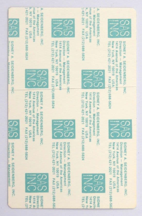 B.B. King 'Deuces Wild World Tour 1997' All Access Silver Backstage Pass