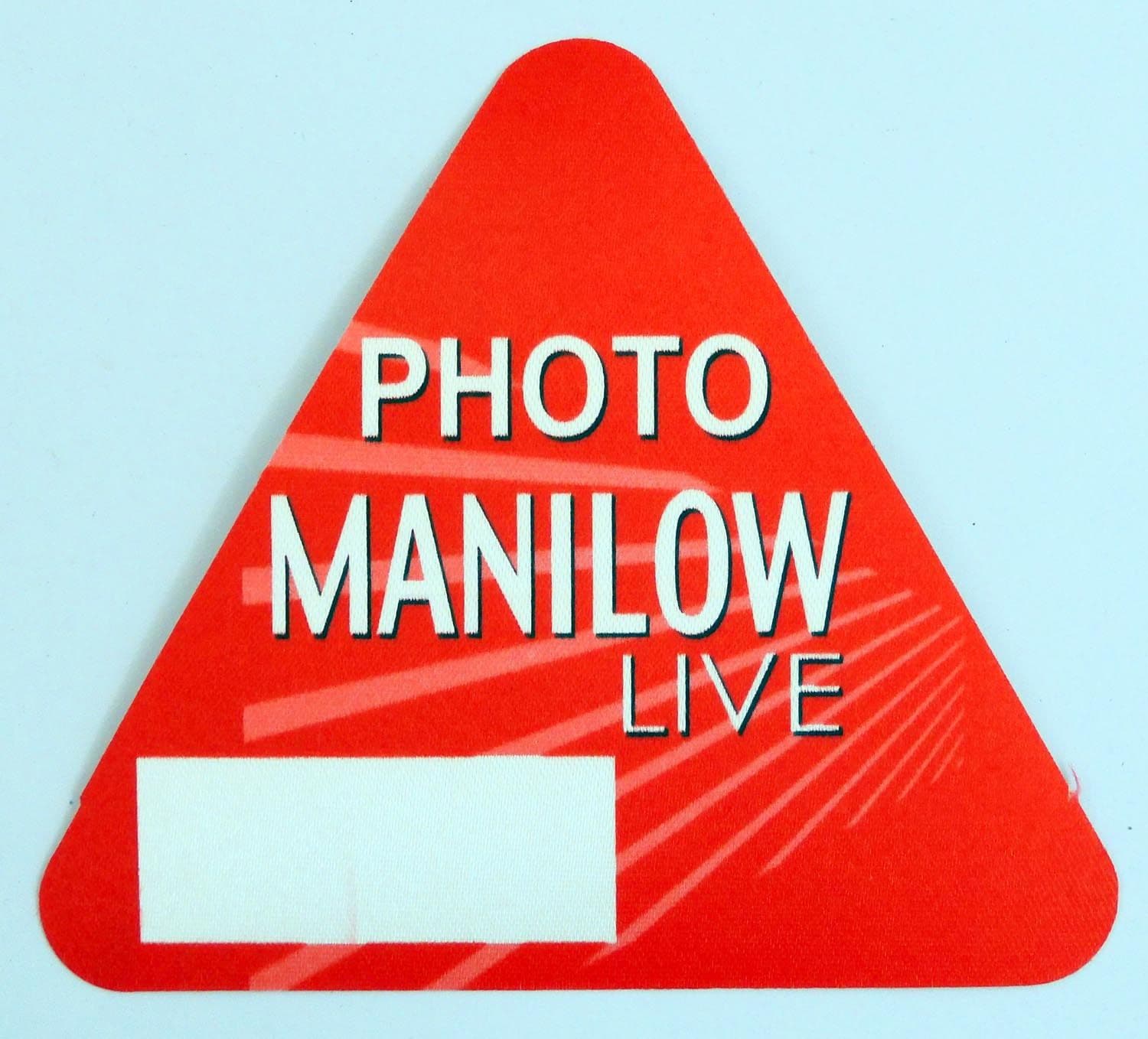 Barry Manilow 'Live Photo' Red OTTO Backstage Pass