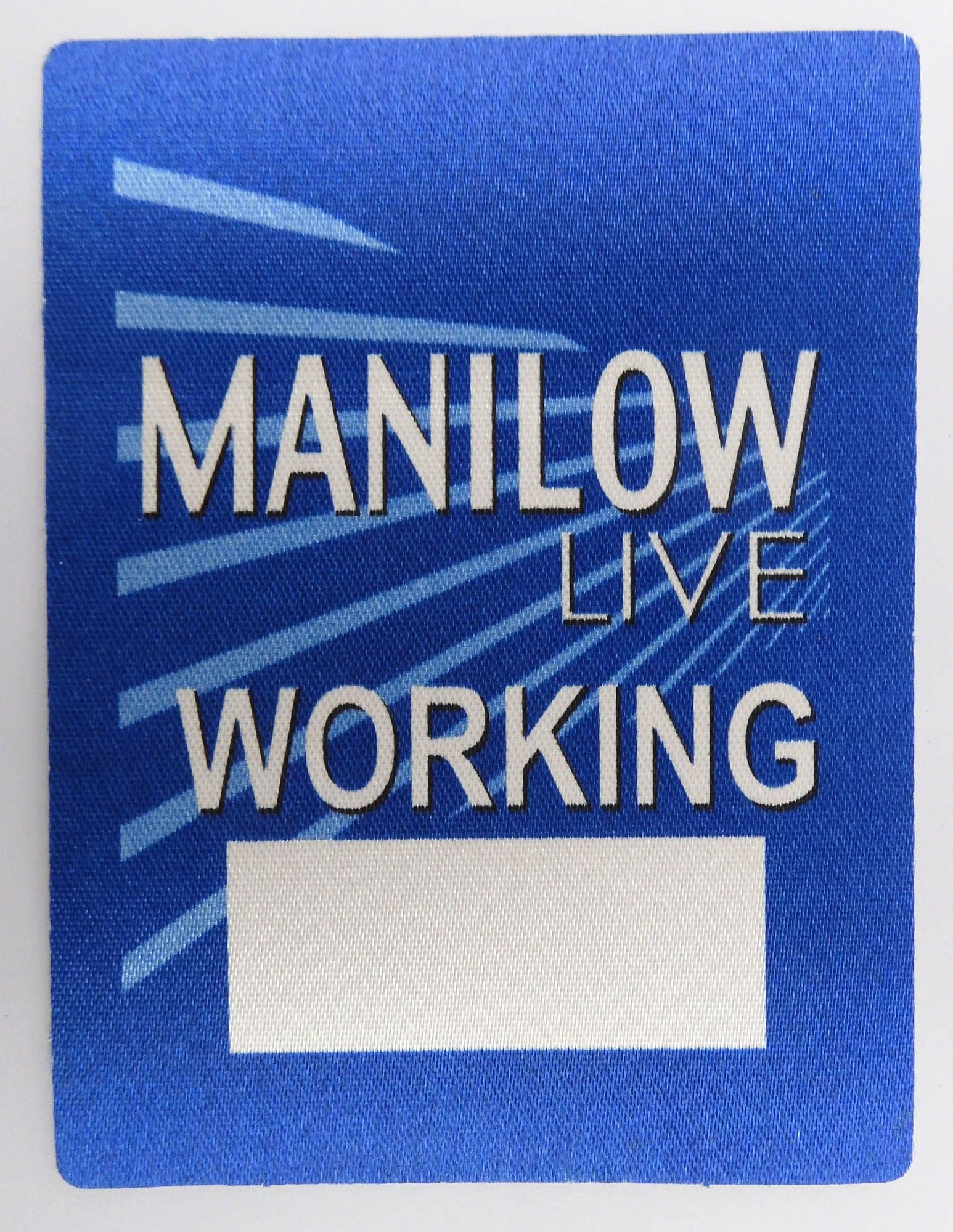 Barry Manilow 'Live Working Blue' OTTO Backstage Pass