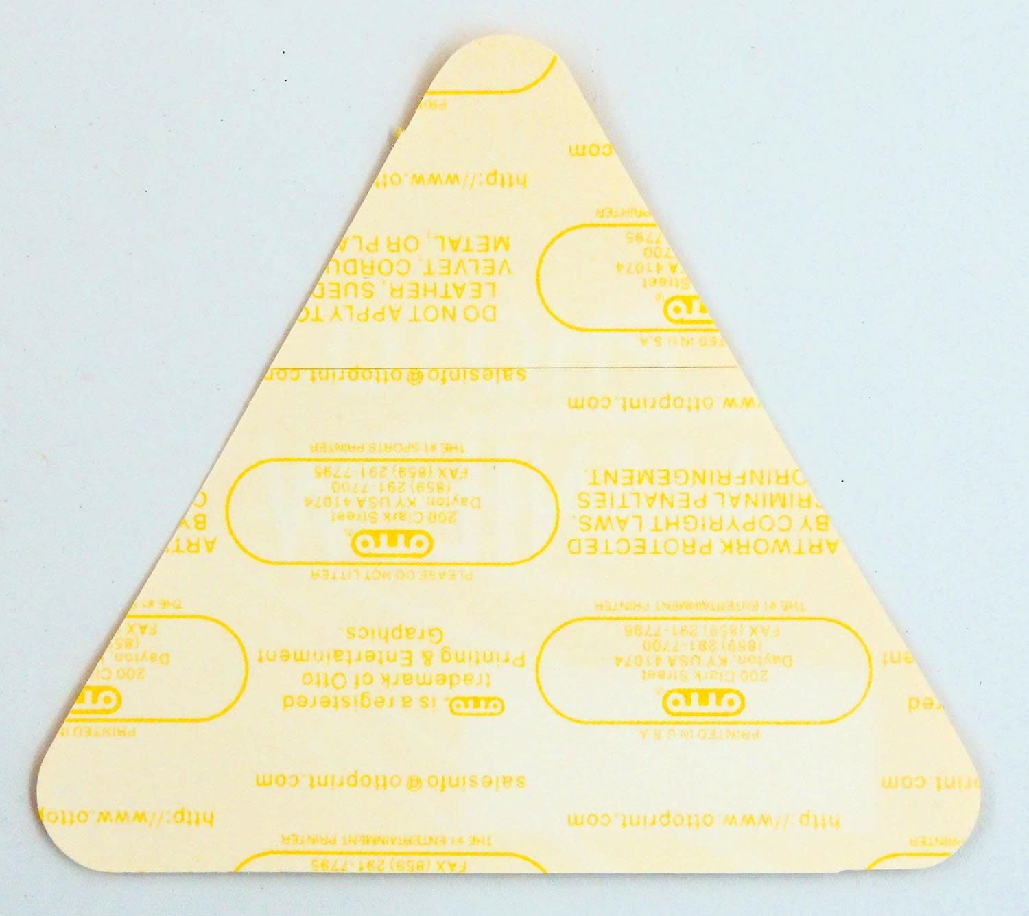 Barry Manilow 'Photo' Yellow OTTO Backstage Pass