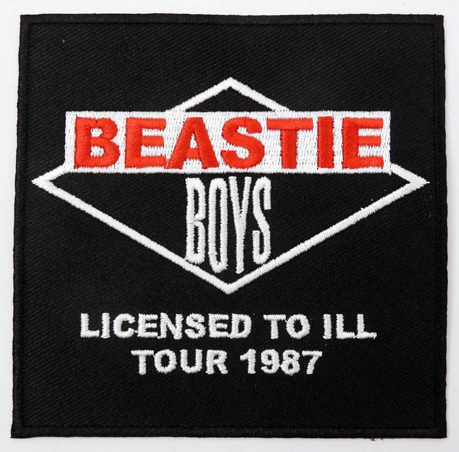 Beastie Boys - 'Licensed to Ill Tour 1987' Sew-on Embroidered Patch