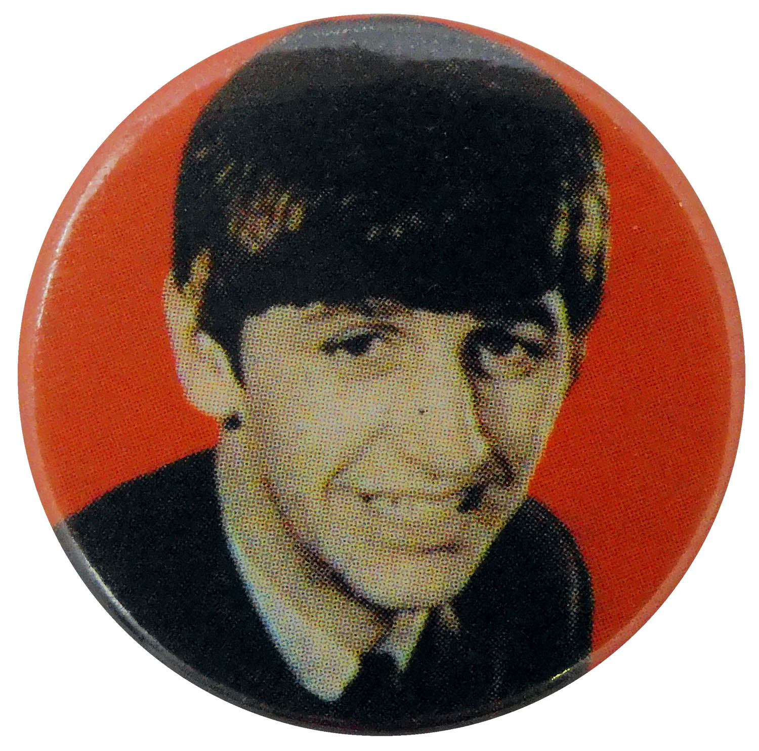 The Beatles - 'Ringo Red' Button Badge