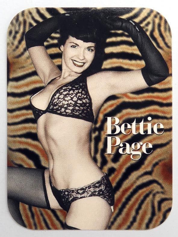 Bettie Page - 'Lacy Underwear' Sticker