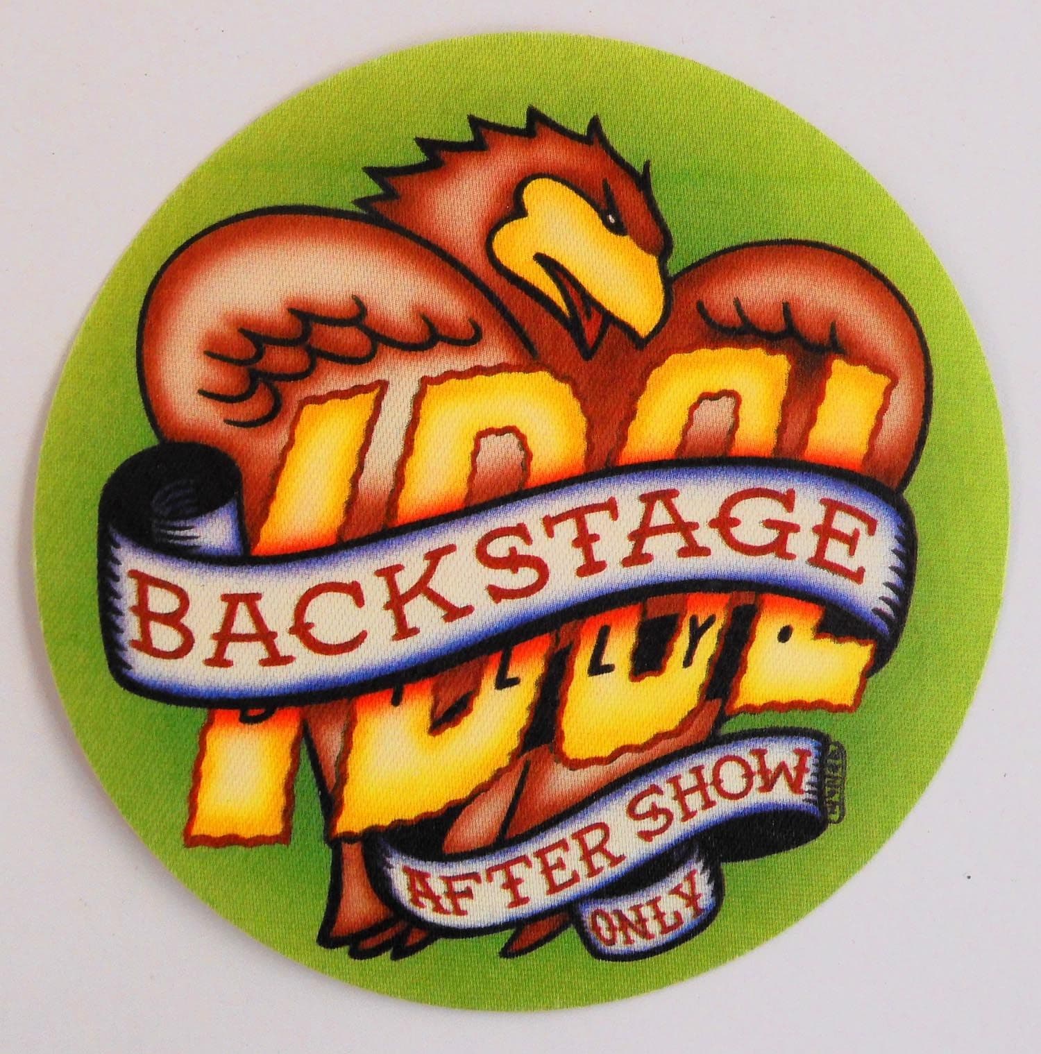 Billy Idol 'Charmed Life Tour 1990 Backstage After Show' Backstage Pass