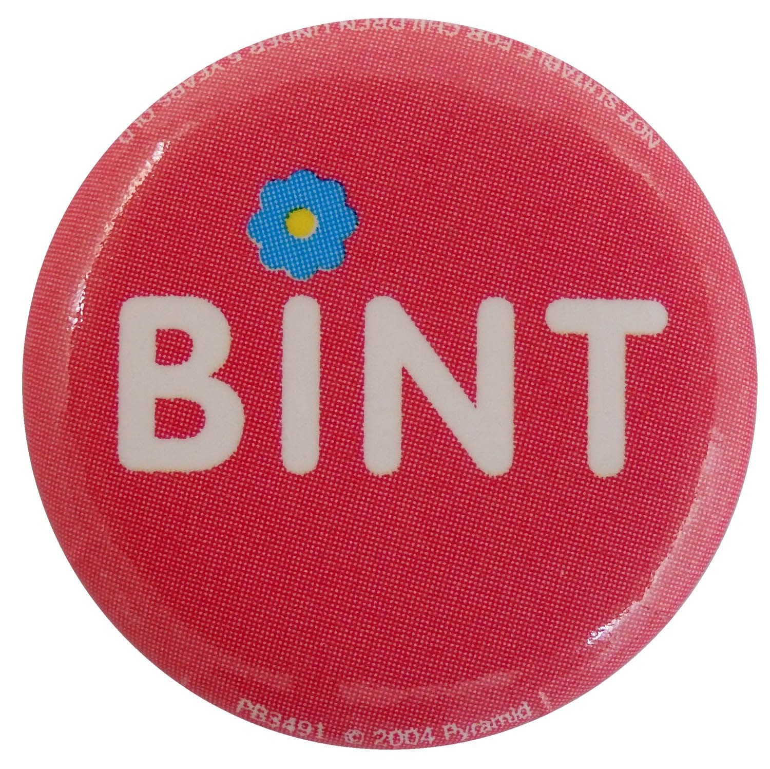 Bint - Slogan Button Badge