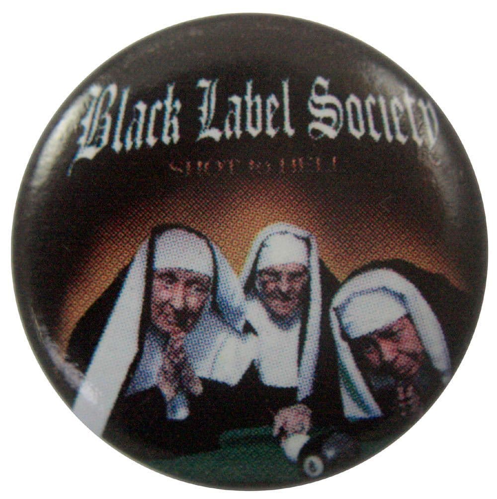 Black Label Society - 'Shot to Hell' Button Badge