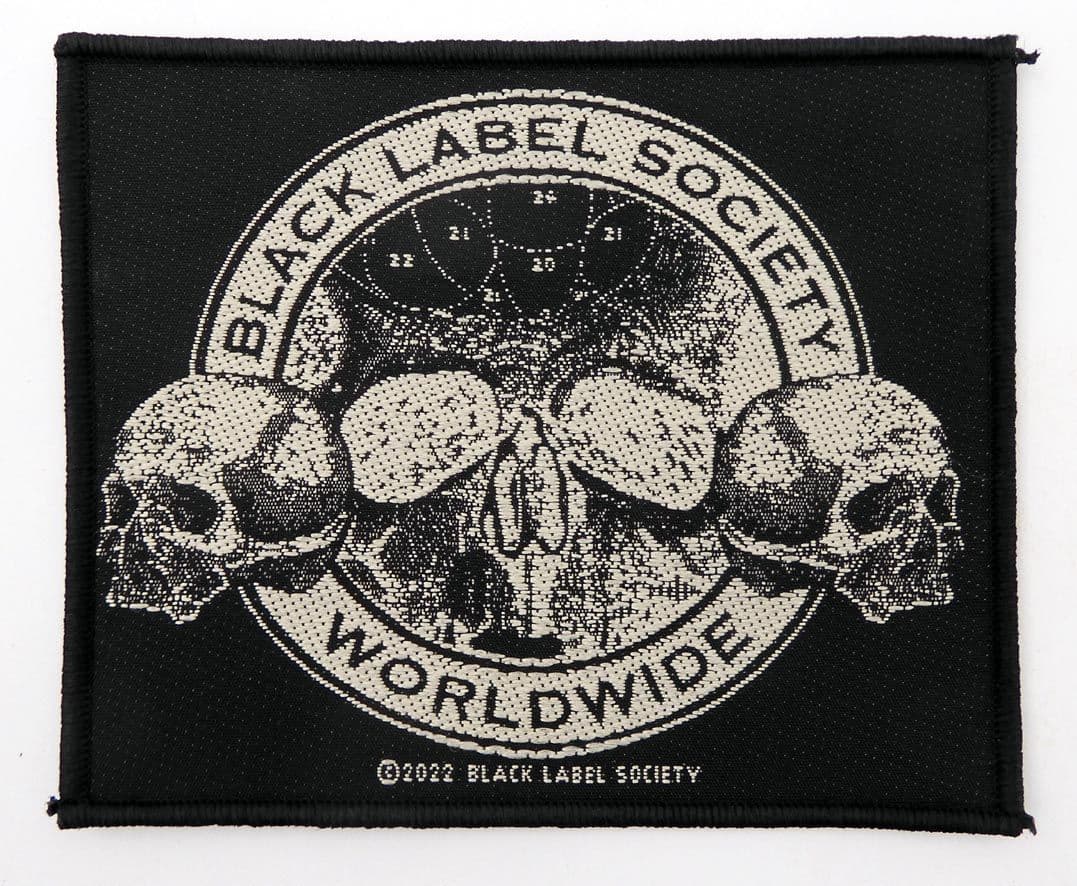 Black Label Society - 'Skulls' Woven Patch