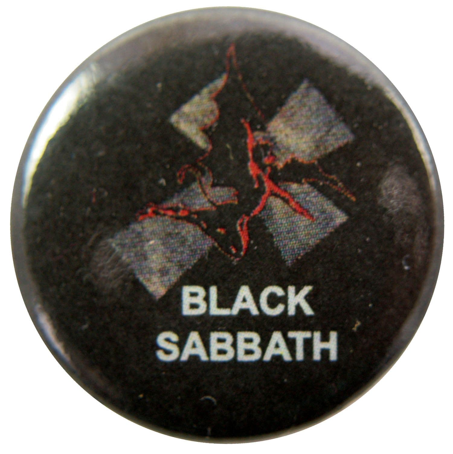 Black Sabbath - 'Devil and Cross' Button Badge