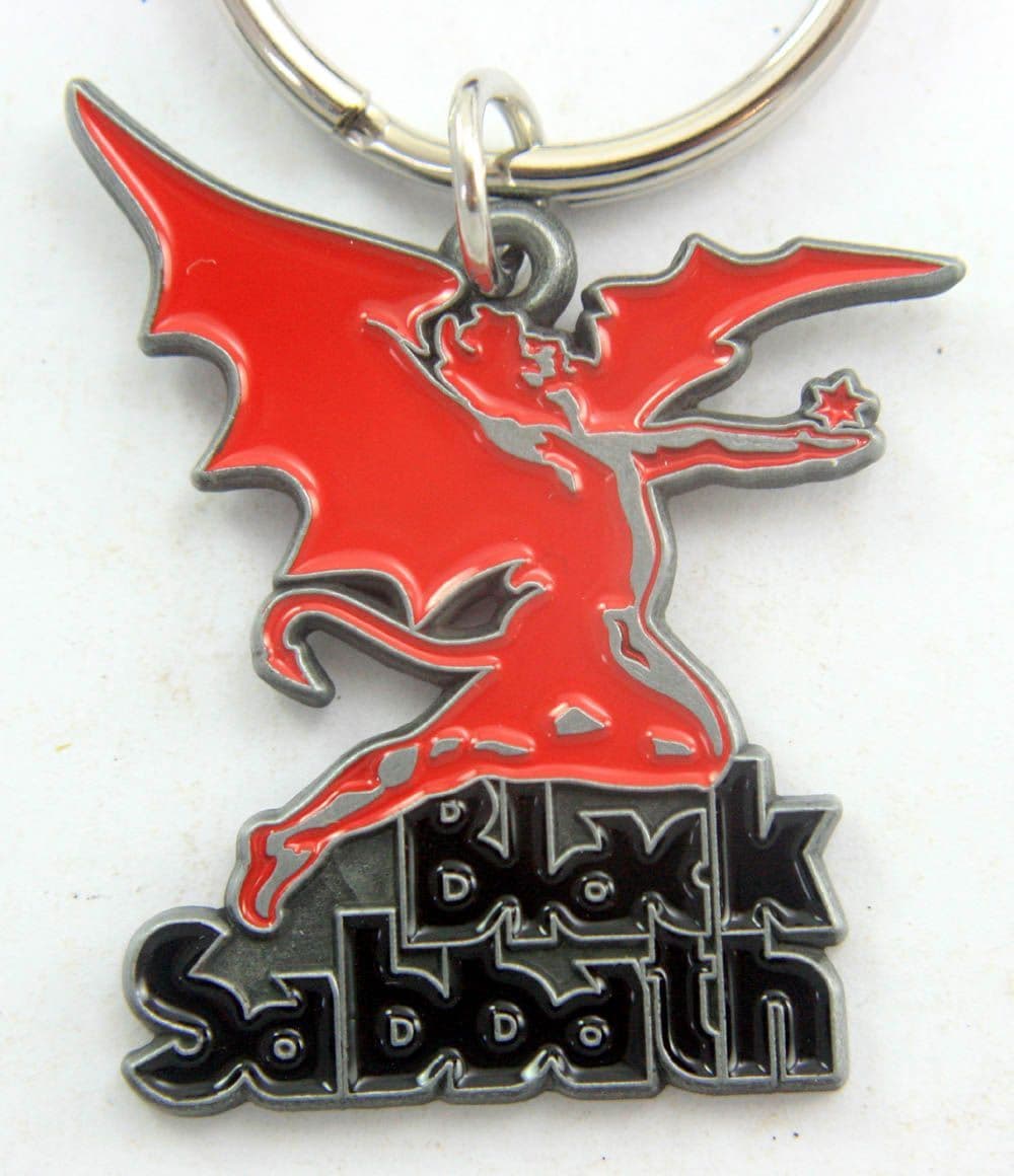 Black Sabbath - 'Devil' Enamelled Metal Keyring