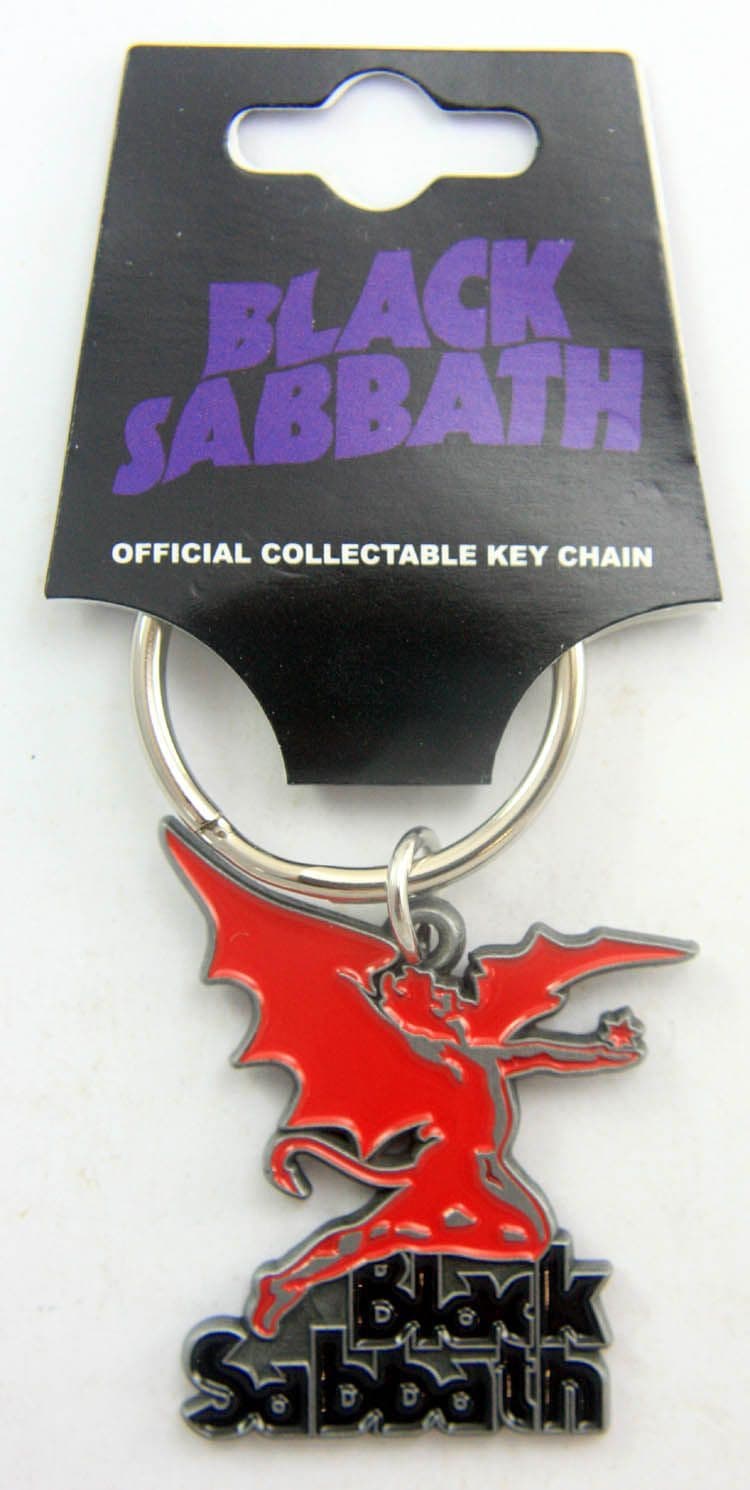 Black Sabbath - 'Devil' Enamelled Metal Keyring