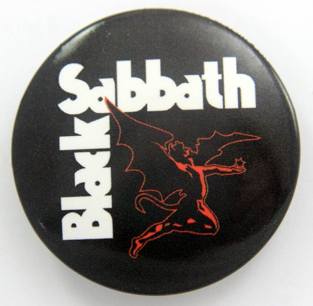 Black Sabbath - 'Devil' Large Button Badge