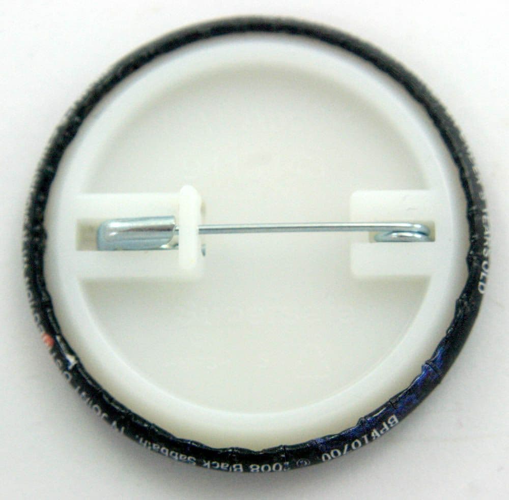 Black Sabbath - 'Paranoid' Large Button Badge