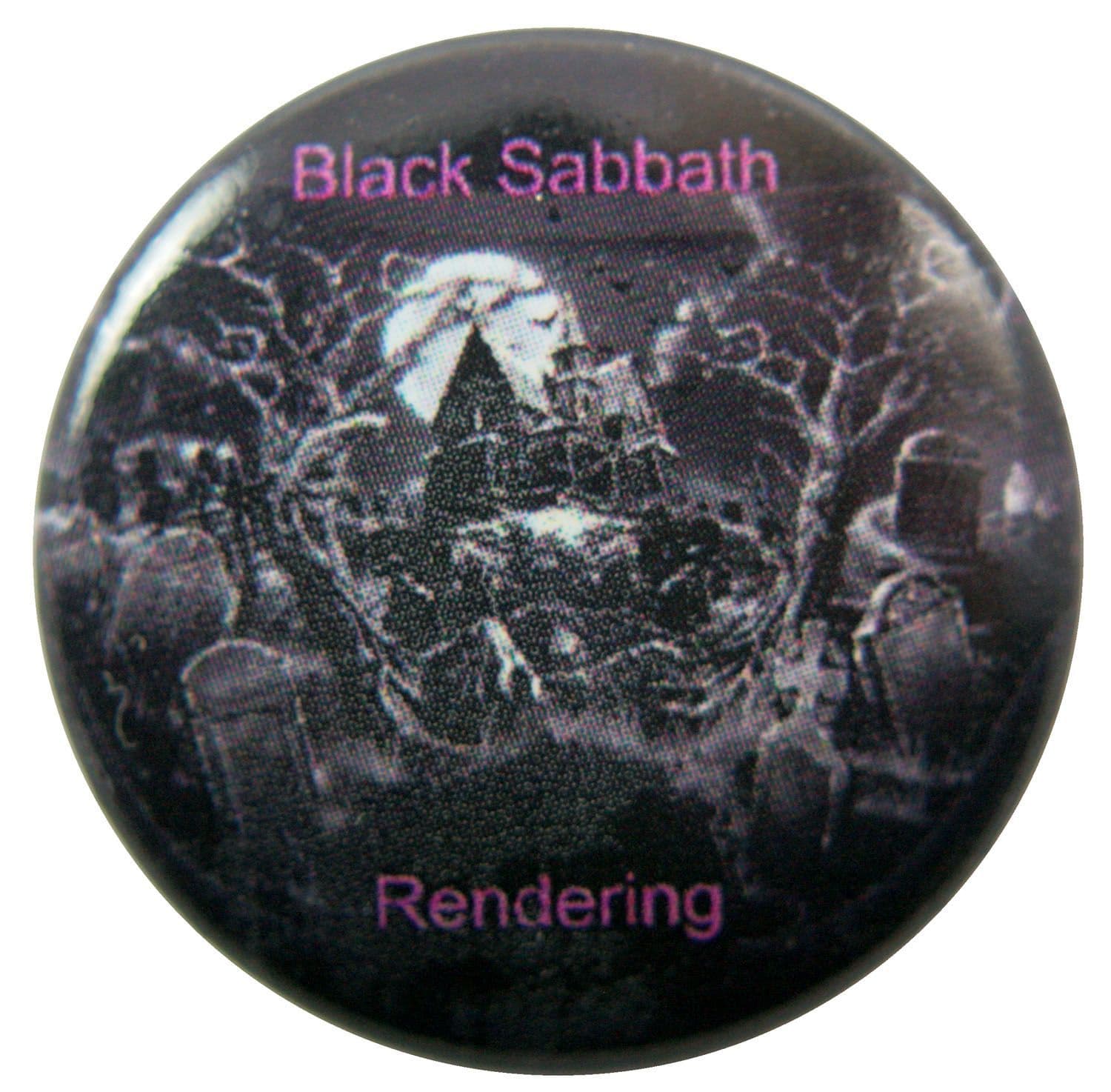 Black Sabbath - 'Rendering' Button Badge