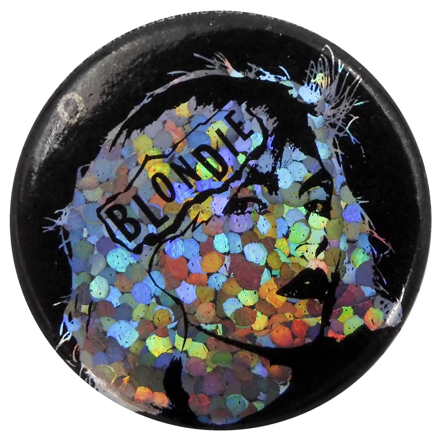 Blondie - 'Debbie Harry' Prismatic Button Badge