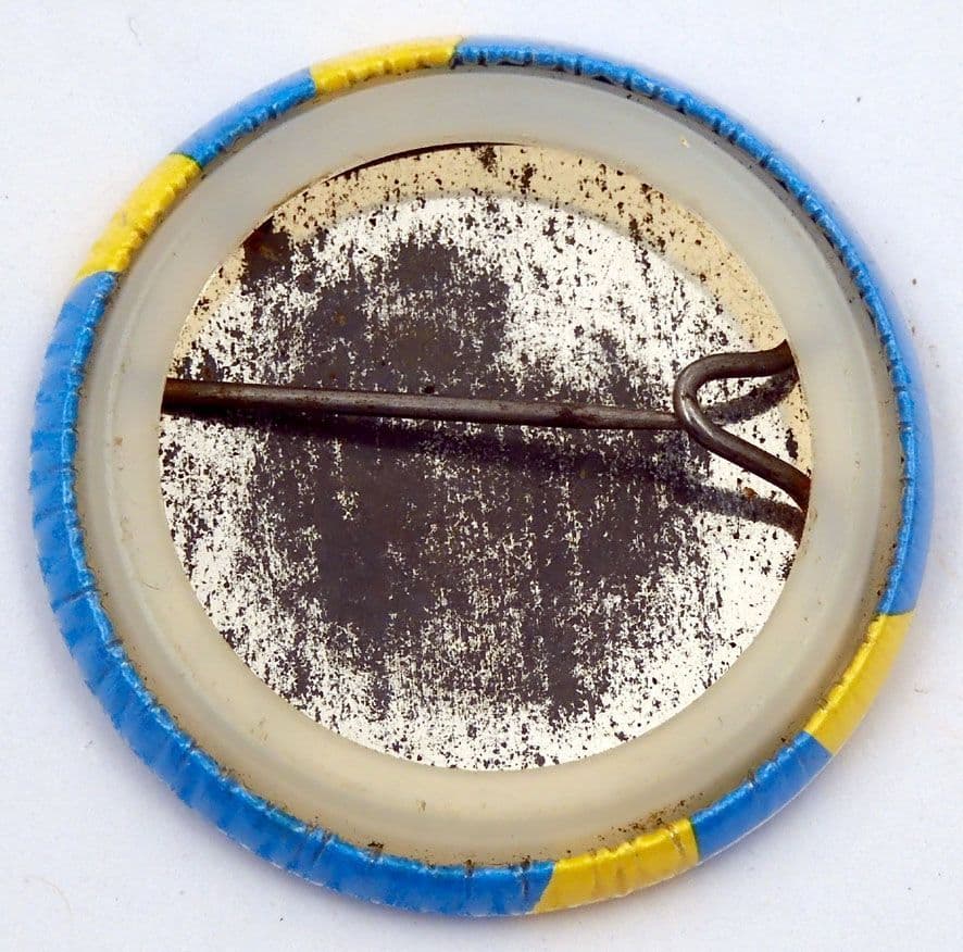 Blondie - 'Name Yellow & Blue' 32mm Badge