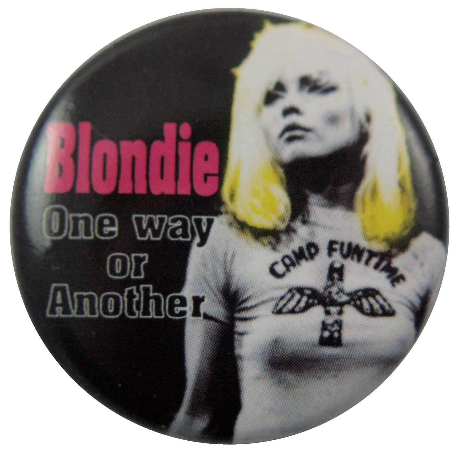 Blondie - 'One Way or Another' Button Badge