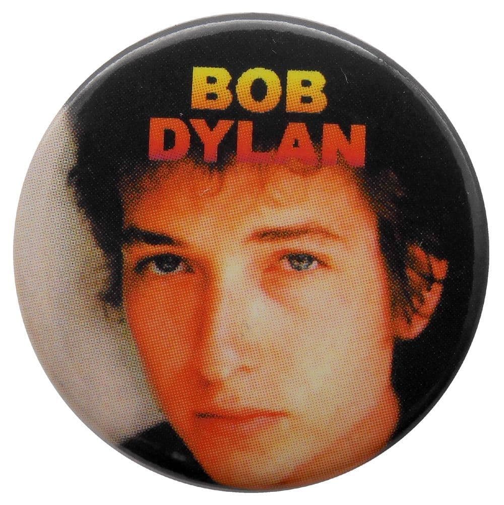 Bob Dylan - 'Close-up' Button Badge