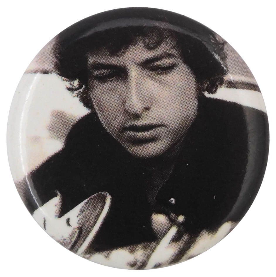 Bob Dylan - 'Guitar' Button Badge