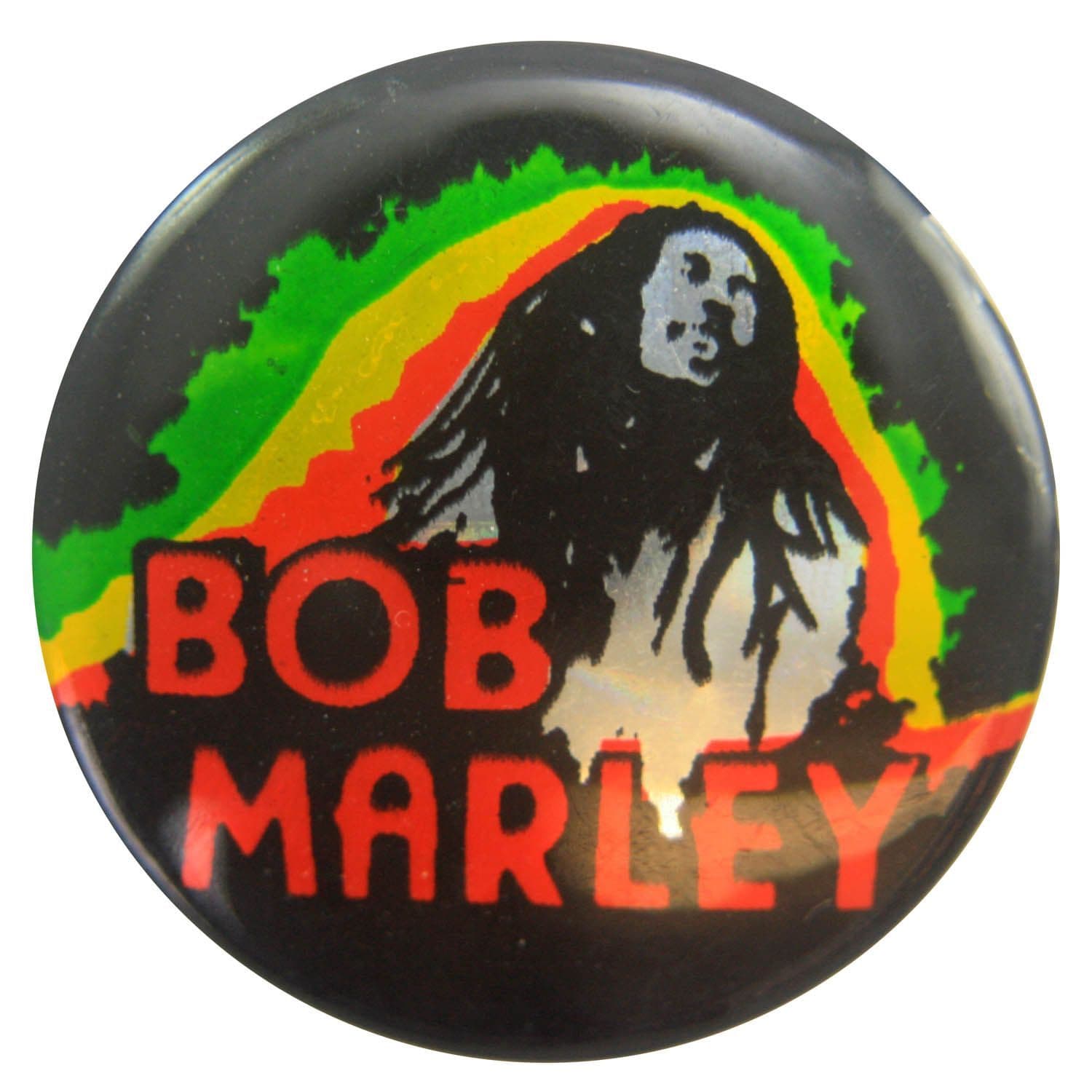 Bob Marley - 'Bob' Prismatic Button Badge