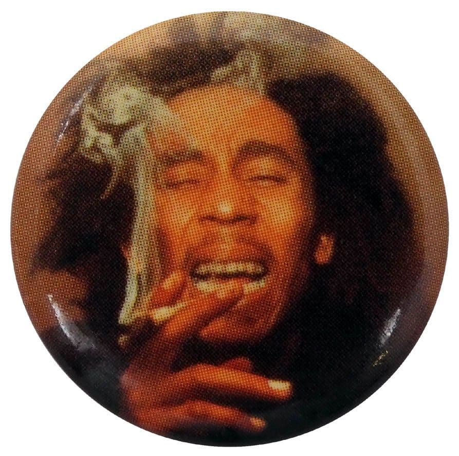 Bob Marley - 'Bob Smoking 2' Button Badge