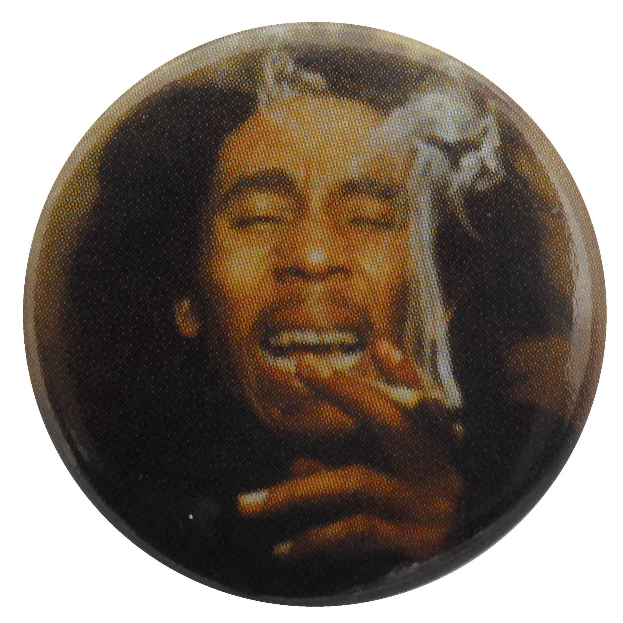 Bob Marley - 'Bob Smoking' Button Badge