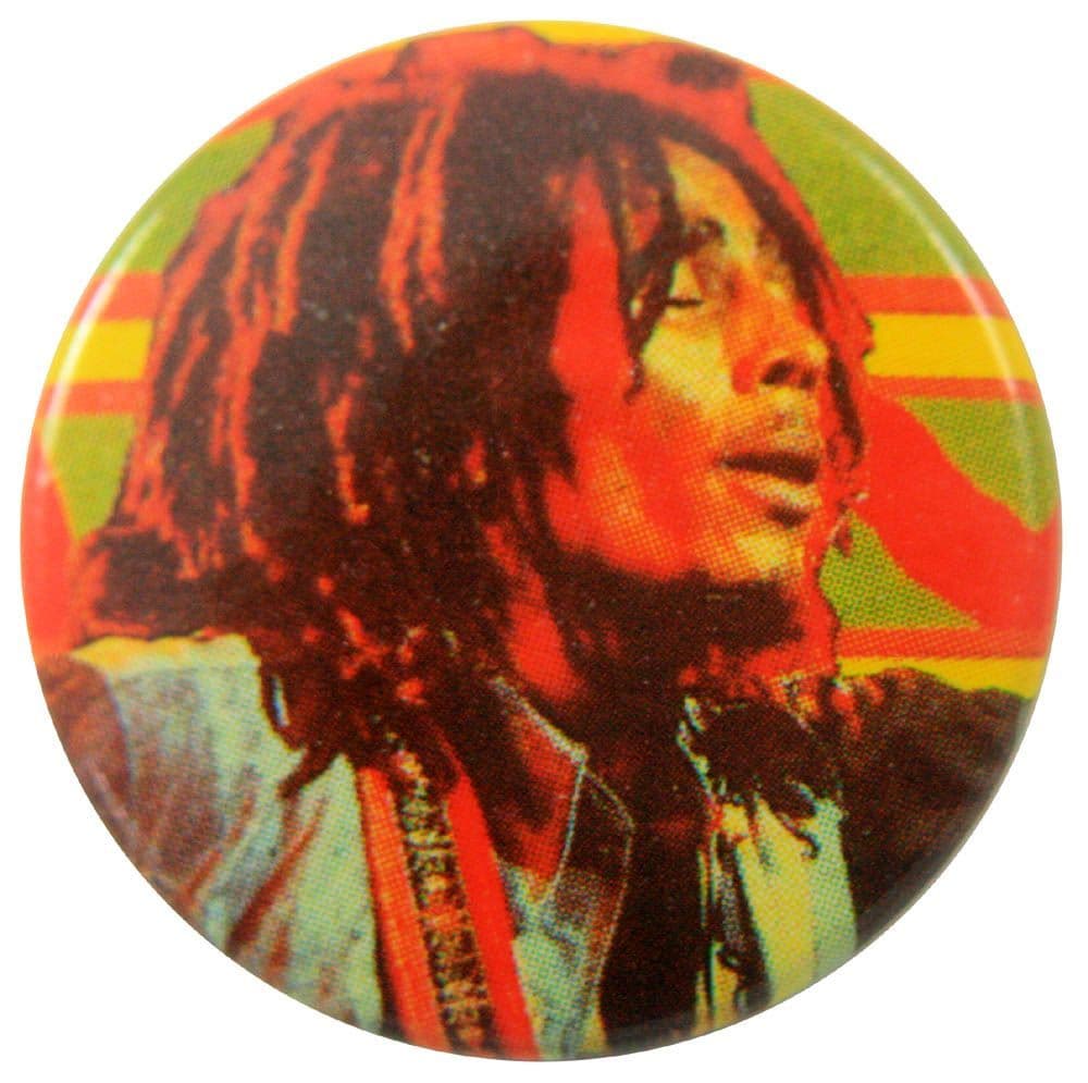Bob Marley - 'Denim Shirt' Button Badge