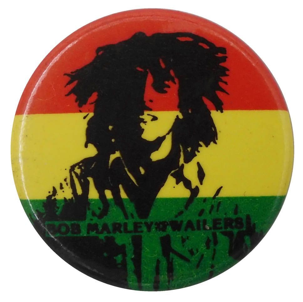 Bob Marley & the Wailers - Button Badge