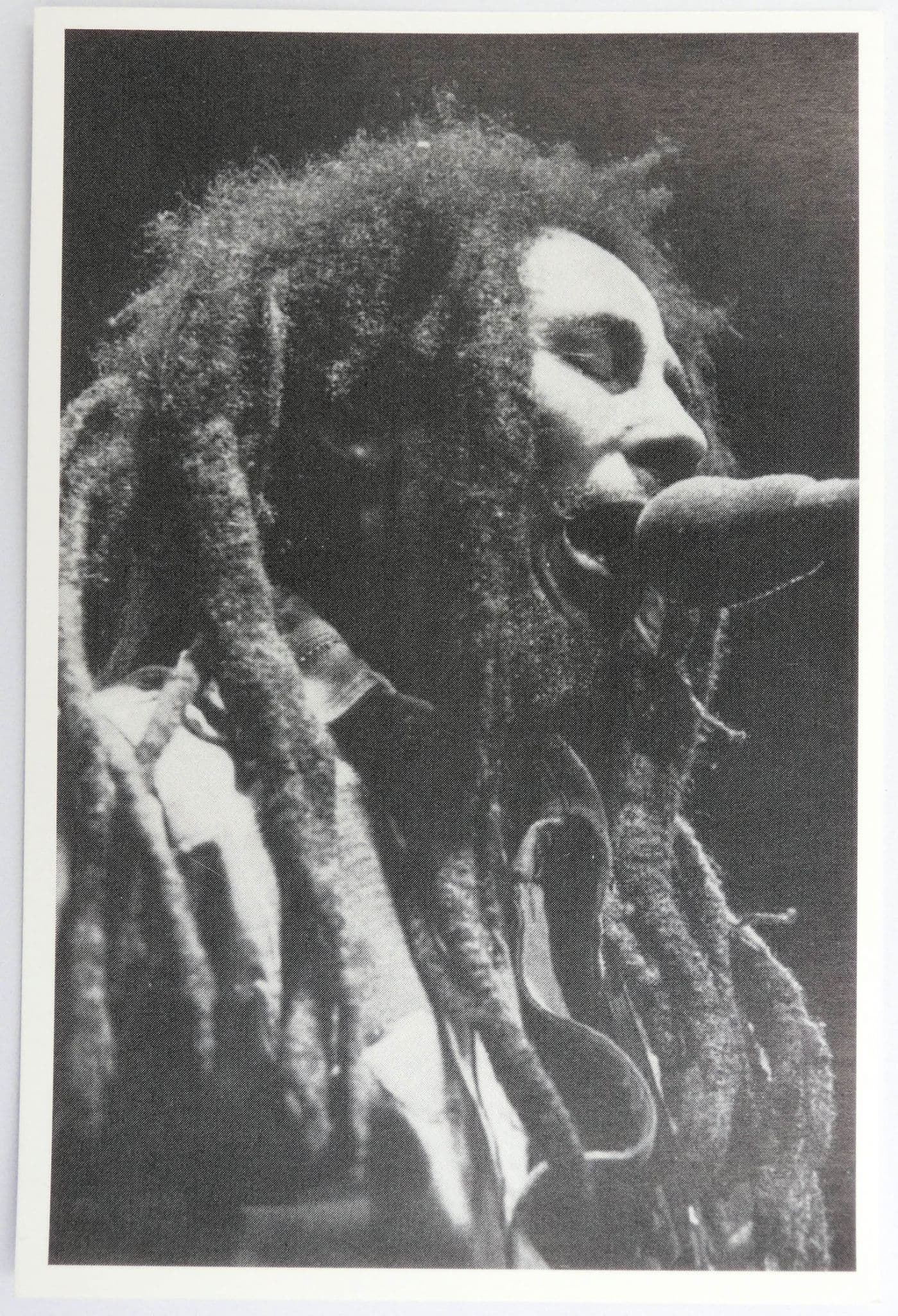 Bob Marley - 'Bob Singing' Postcard
