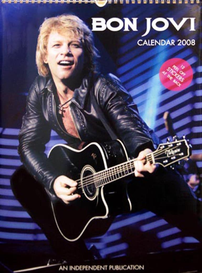 Bon Jovi - 2008 Calendar with Stickers