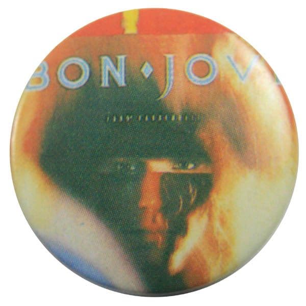 Bon Jovi - '7800 Fahrenheit' Button Badge