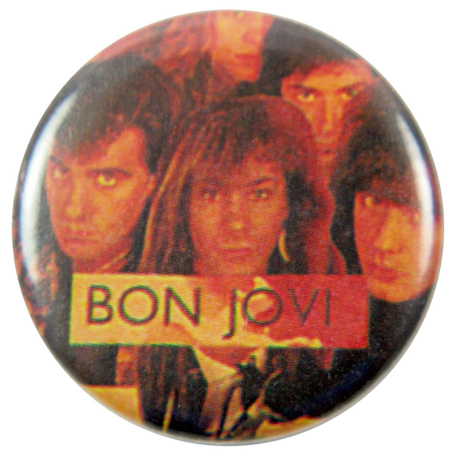 Bon Jovi - 'Group Faces' Button Badge