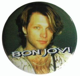 Bon Jovi - 'Jon Bon Jovi' Button Badge