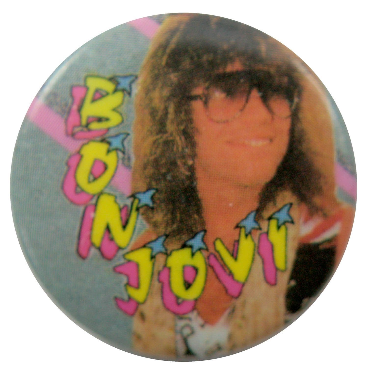 Bon Jovi - 'Jon Glasses' Button Badge
