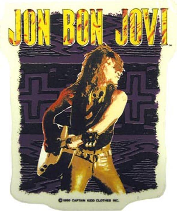 Bon Jovi - 'Jon Guitar' Sticker