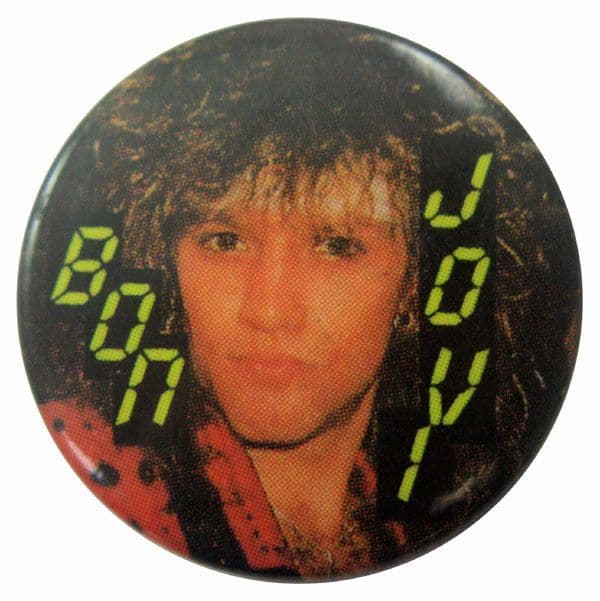 Bon Jovi - 'Jon Headband' Button Badge