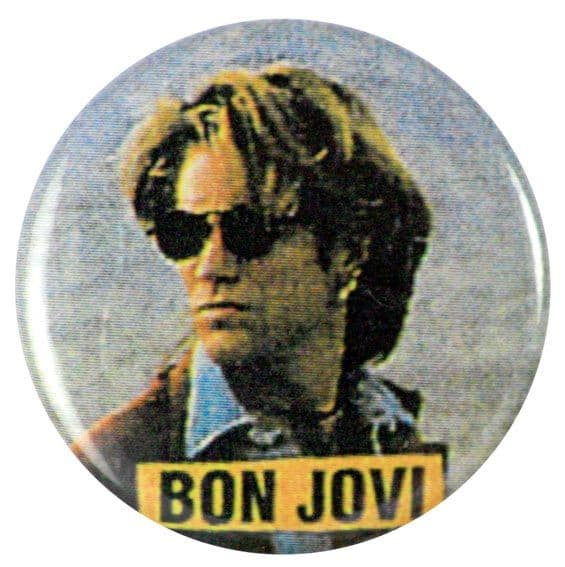 Bon Jovi - 'Jon Highway' Button Badge