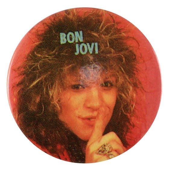 Bon Jovi - 'Jon Shh!' 32mm Badge