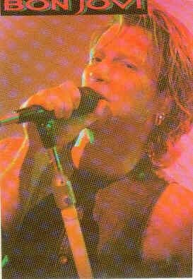 Bon Jovi - 'Jon Singing Purple' Sticker