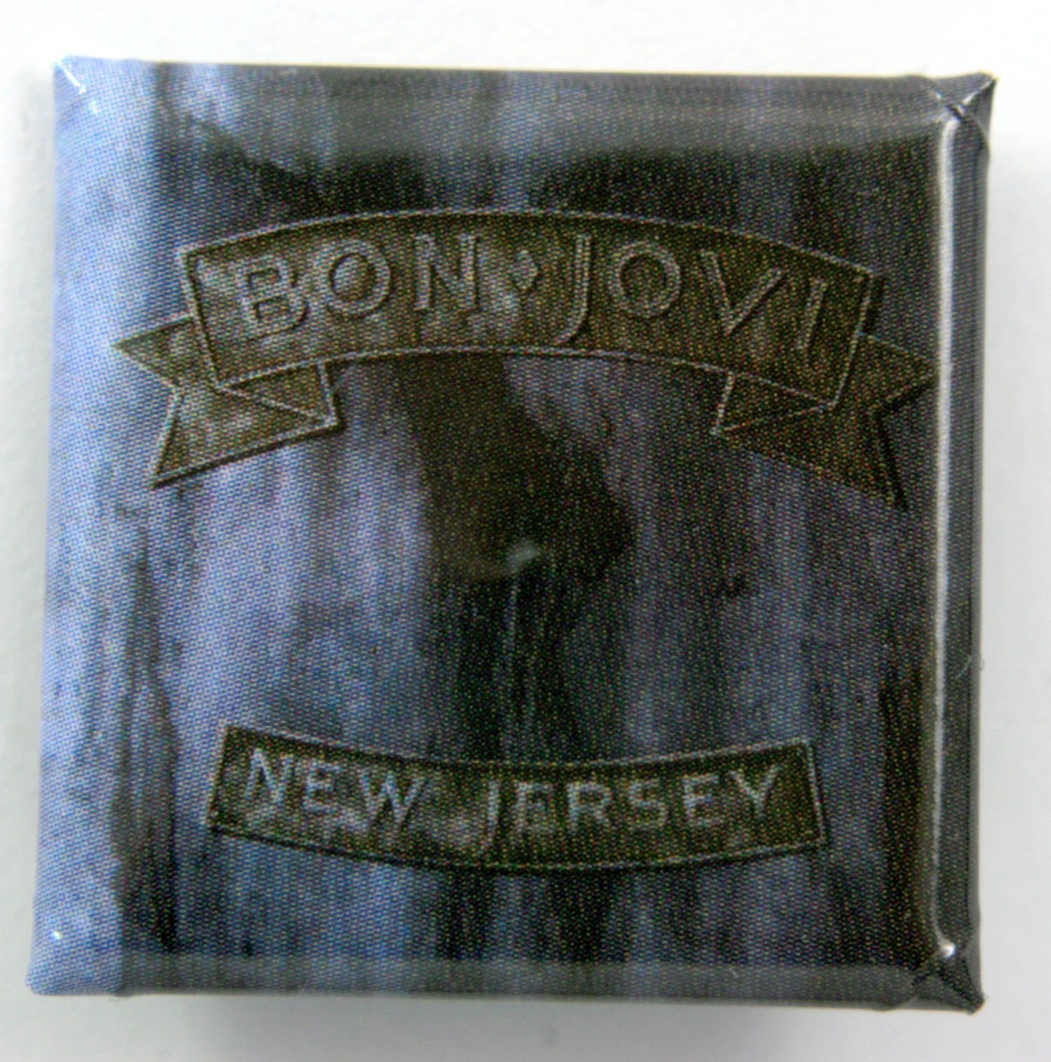 Bon Jovi - 'New Jersey Logo' Square Badge