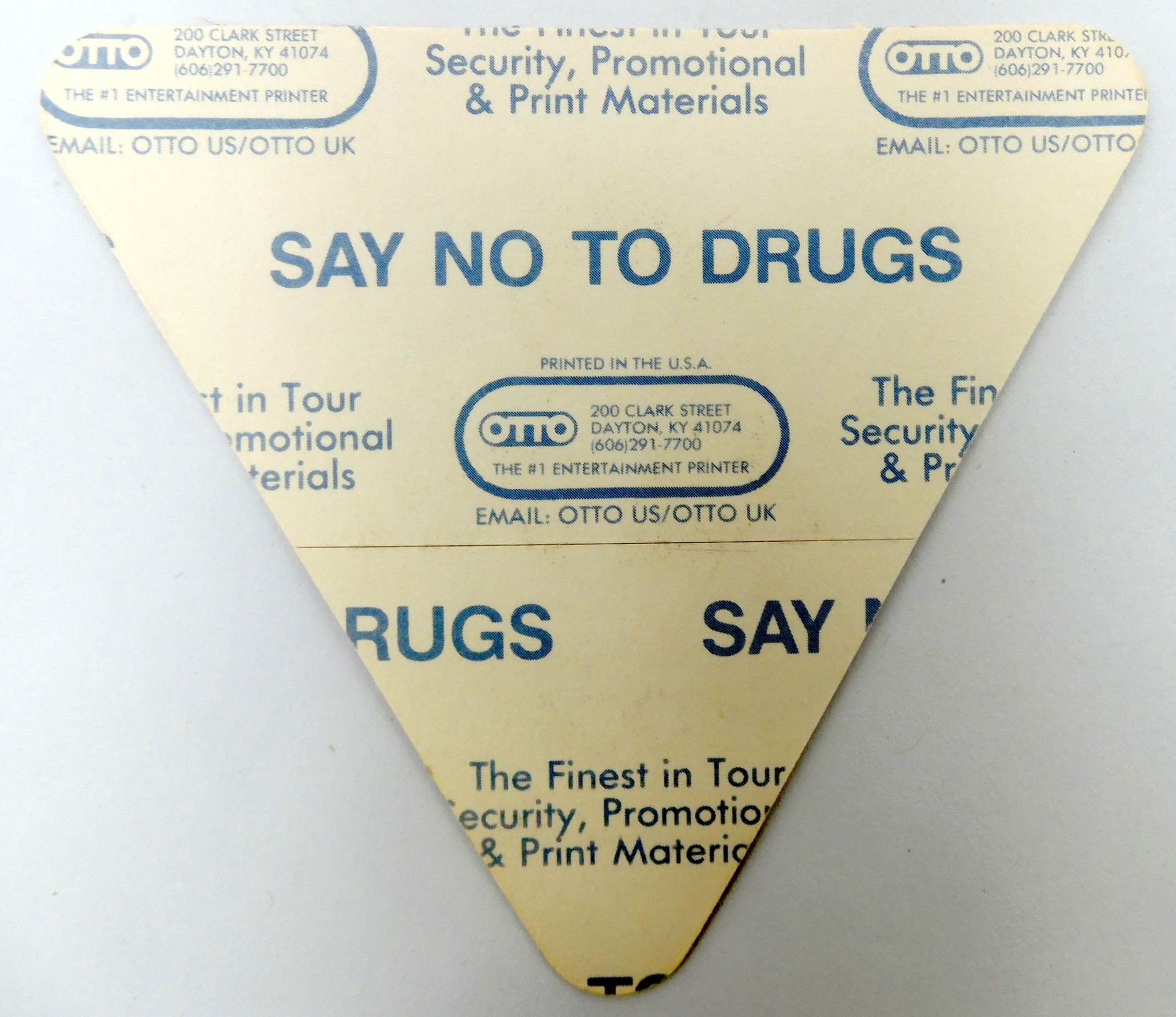 Bon Jovi - 'New Jersey Syndicate Tour 1988' OTTO Backstage Pass