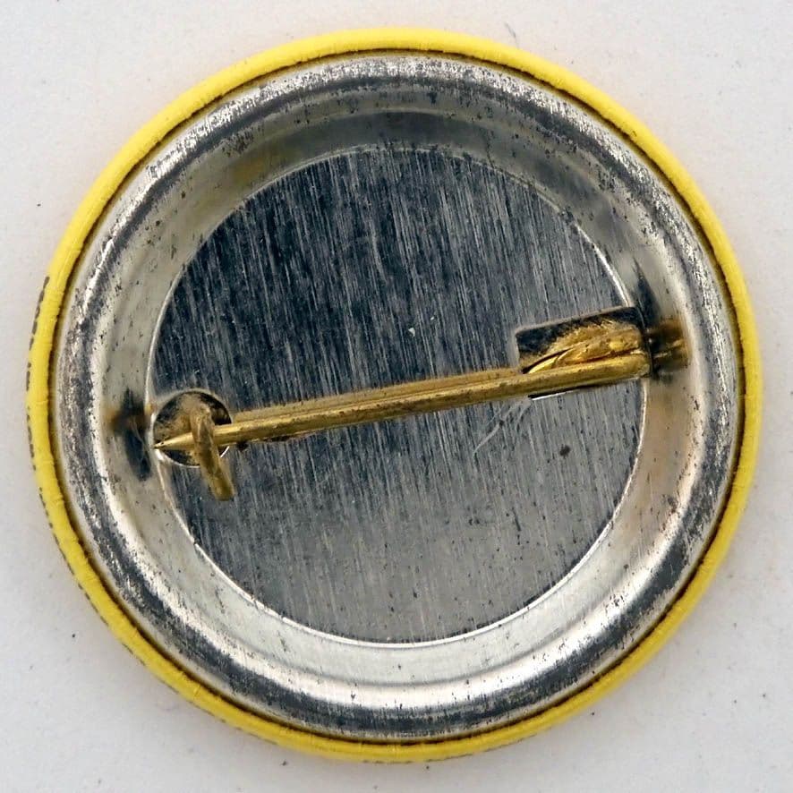 Bon Jovi - 'Slippery When Wet' Vintage Large Button Badge