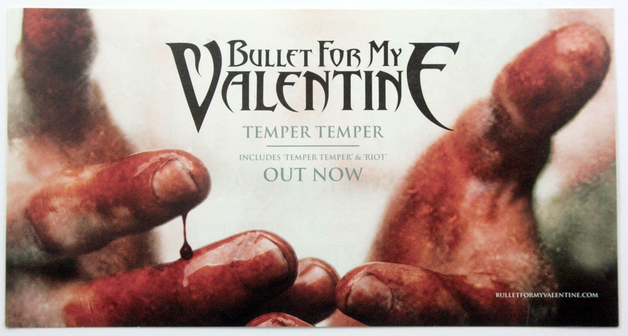 Bullet For My Valentine - 'Temper Temper' Sticker