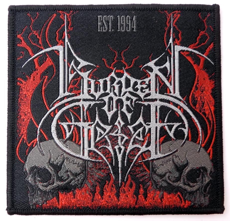 Burden of Grief - 'Est 1994 Skulls' Woven Patch