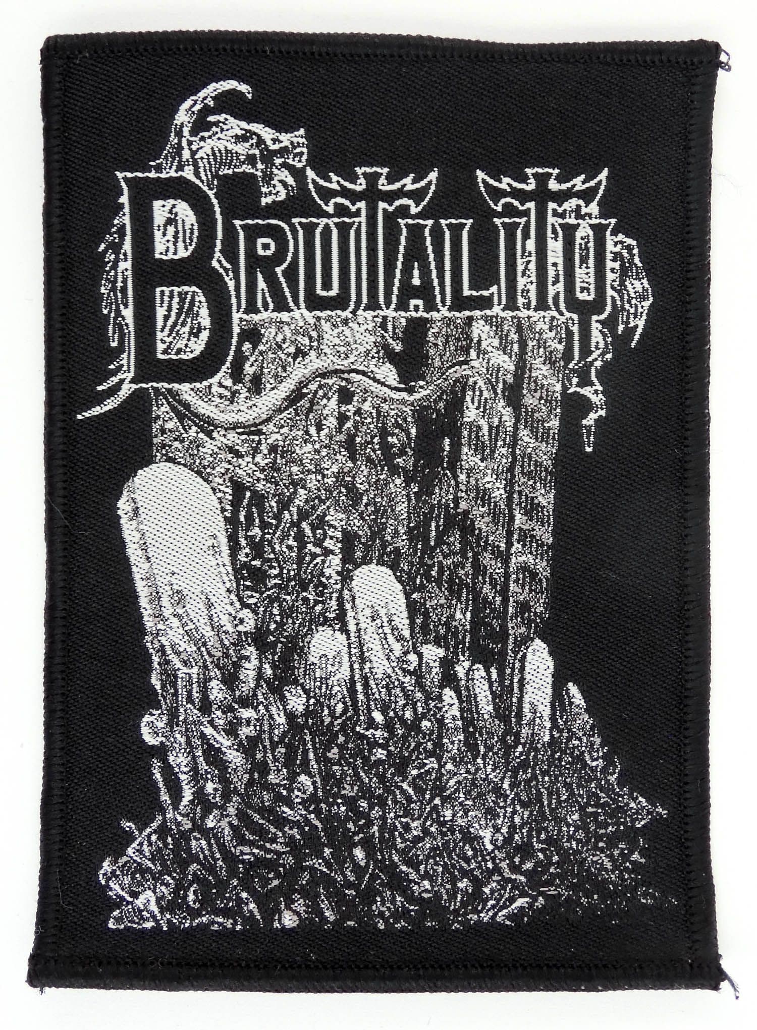 Brutality - 'Ruins of Human' Woven Patch