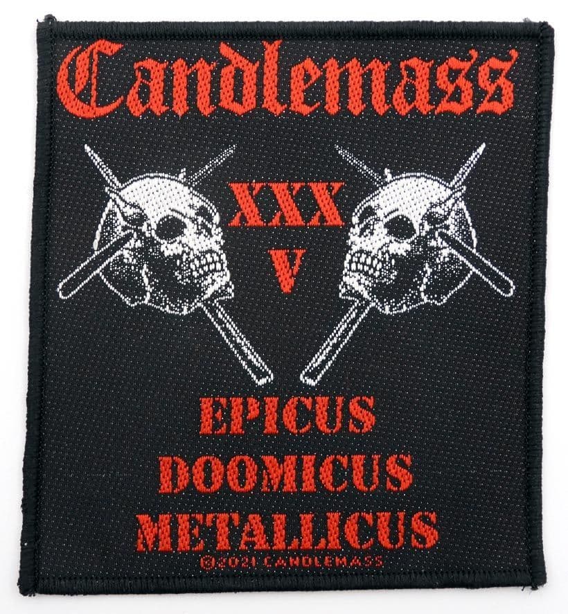 Candlemass - 'Epicus Doomicus Metallicus' Woven Patch