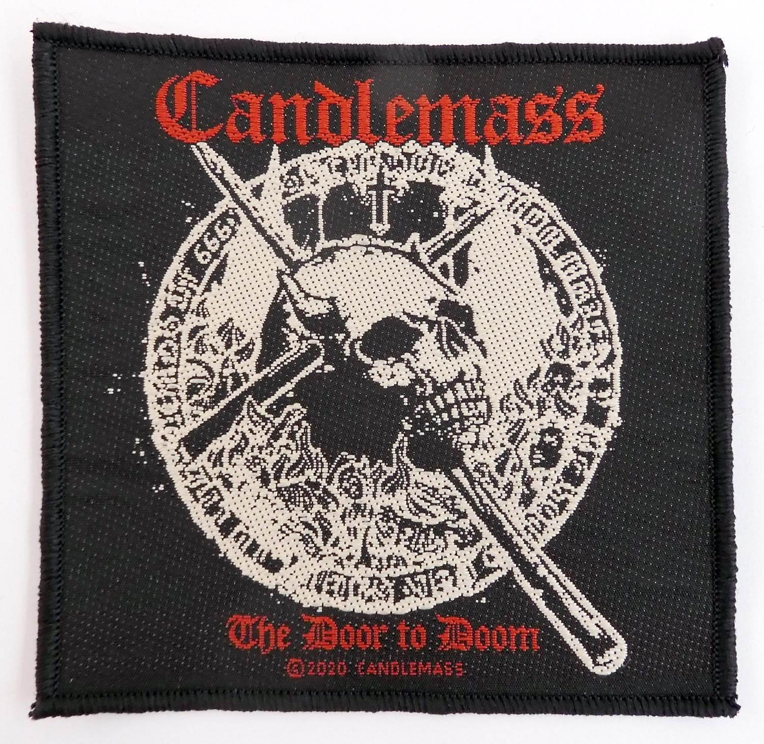 Candlemass - 'The Door to Doom' Woven Patch