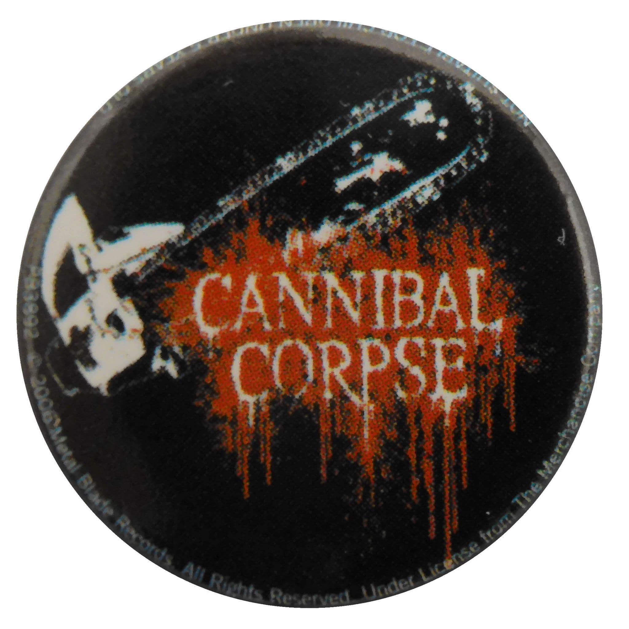 Cannibal Corpse - 'Chainsaw' Button Badge